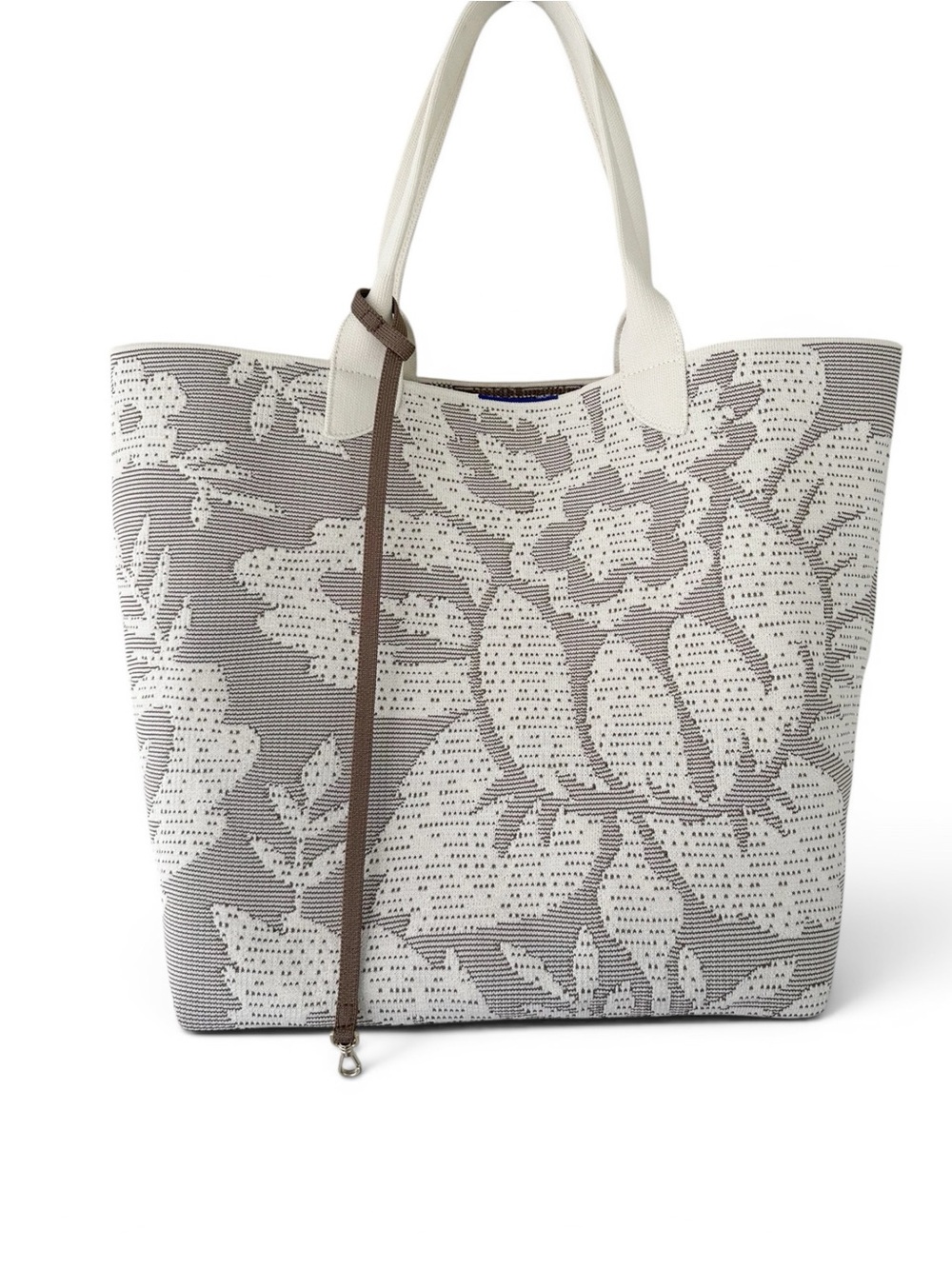 Rothy’s • Lightweight Reversible Floral Tote Taupe Collectors Edition NWOT
